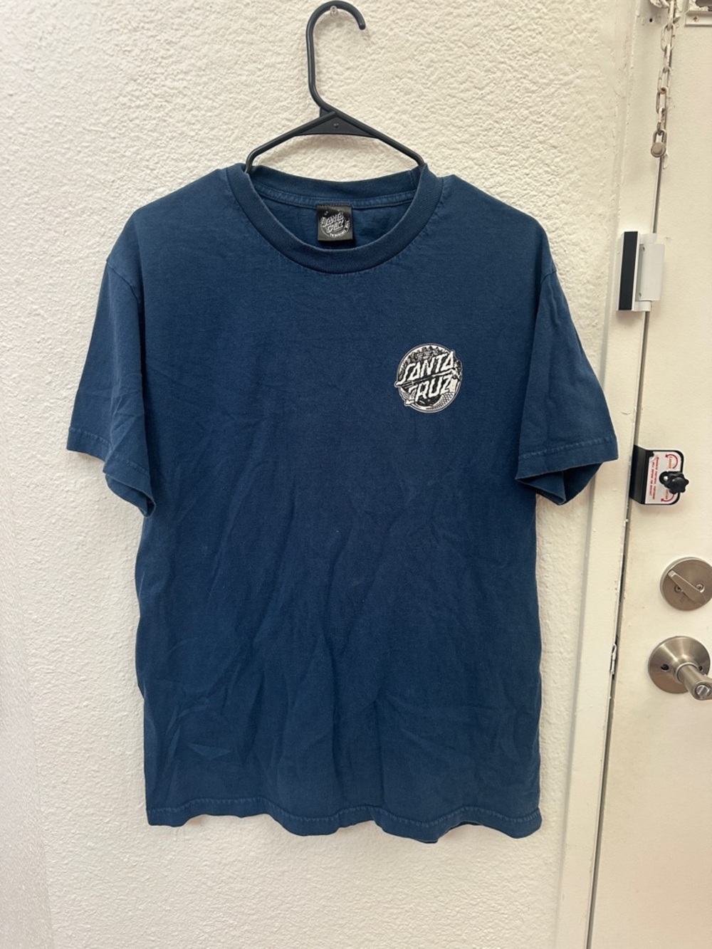 Santa Cruz Skateboards Navy Short-Sleeve Logo Tee